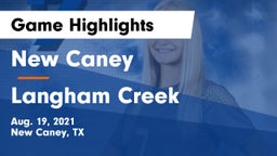 New Caney  vs Langham Creek  Game Highlights - Aug. 19, 2021
