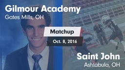 Matchup: Gilmour Academy vs. Saint John  2016