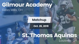 Matchup: Gilmour Academy vs. St. Thomas Aquinas  2018