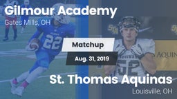 Matchup: Gilmour Academy vs. St. Thomas Aquinas  2019