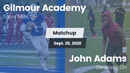 Matchup: Gilmour Academy vs. John Adams  2020