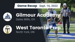 Recap: Gilmour Academy  vs. West Toronto Prep 2022