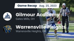 Recap: Gilmour Academy  vs. Warrensville Heights  2023