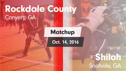 Matchup: Rockdale Co. High vs. Shiloh  2016