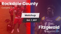 Matchup: Rockdale Co. High vs. Fitzgerald  2017