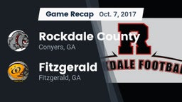 Recap: Rockdale County  vs. Fitzgerald  2017