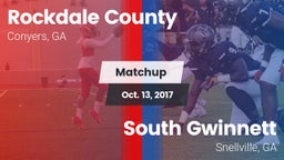 Matchup: Rockdale Co. High vs. South Gwinnett  2017