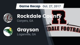 Recap: Rockdale County  vs. Grayson  2017