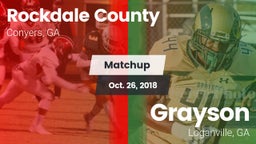 Matchup: Rockdale Co. High vs. Grayson  2018
