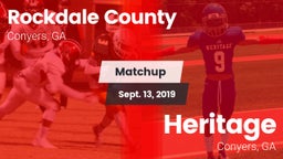 Matchup: Rockdale Co. High vs. Heritage  2019