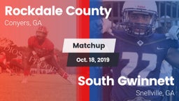 Matchup: Rockdale Co. High vs. South Gwinnett  2019