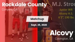 Matchup: Rockdale Co. High vs. Alcovy  2020