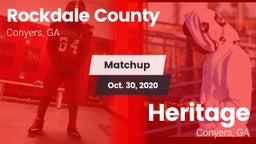 Matchup: Rockdale County High vs. Heritage  2020