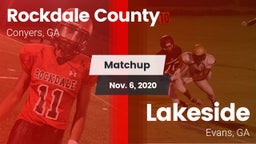 Matchup: Rockdale County High vs. Lakeside  2020
