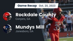 Recap: Rockdale County  vs. Mundys Mill  2023