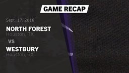 Recap: North Forest  vs. Westbury  2016