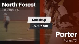 Matchup: North Forest vs. Porter  2018