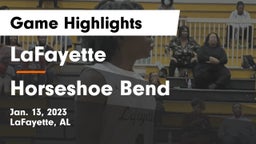 LaFayette  vs Horseshoe Bend   Game Highlights - Jan. 13, 2023