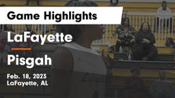 LaFayette  vs Pisgah  Game Highlights - Feb. 18, 2023