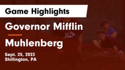 Governor Mifflin   vs Muhlenberg  Game Highlights - Sept. 25, 2023