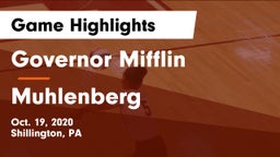 Governor Mifflin  vs Muhlenberg  Game Highlights - Oct. 19, 2020