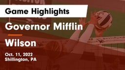 Governor Mifflin  vs Wilson  Game Highlights - Oct. 11, 2022