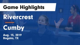 Rivercrest  vs Cumby Game Highlights - Aug. 15, 2019