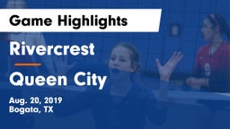 Rivercrest  vs Queen City  Game Highlights - Aug. 20, 2019