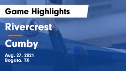 Rivercrest  vs Cumby Game Highlights - Aug. 27, 2021