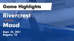 Rivercrest  vs Maud Game Highlights - Sept. 24, 2021