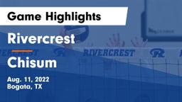 Rivercrest  vs Chisum Game Highlights - Aug. 11, 2022