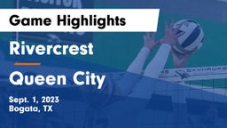 Rivercrest  vs Queen City  Game Highlights - Sept. 1, 2023