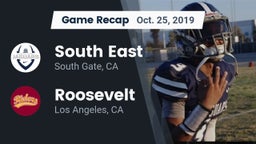 Recap: South East  vs. Roosevelt  2019