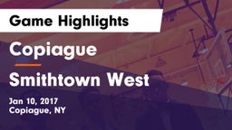 Copiague  vs Smithtown West  Game Highlights - Jan 10, 2017