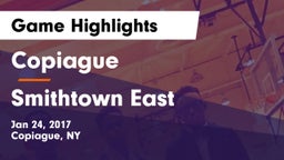 Copiague  vs Smithtown East  Game Highlights - Jan 24, 2017