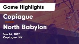 Copiague  vs North Babylon  Game Highlights - Jan 26, 2017
