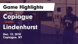 Copiague  vs Lindenhurst  Game Highlights - Dec. 12, 2018