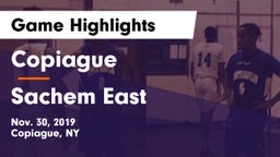 Copiague  vs Sachem East  Game Highlights - Nov. 30, 2019