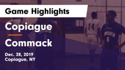 Copiague  vs Commack  Game Highlights - Dec. 28, 2019