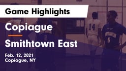 Copiague  vs Smithtown East  Game Highlights - Feb. 12, 2021
