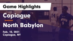 Copiague  vs North Babylon  Game Highlights - Feb. 10, 2021