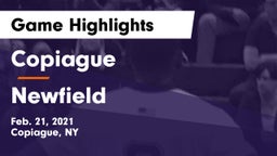 Copiague  vs Newfield  Game Highlights - Feb. 21, 2021