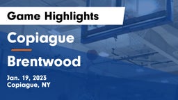Copiague  vs Brentwood  Game Highlights - Jan. 19, 2023