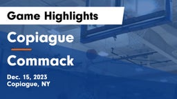 Copiague  vs Commack  Game Highlights - Dec. 15, 2023