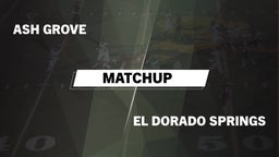 Matchup: Ash Grove High vs. El Dorado Springs  2016