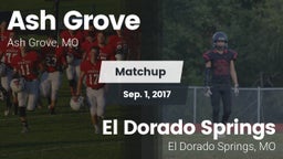 Matchup: Ash Grove High vs. El Dorado Springs  2017