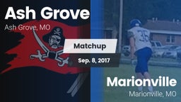 Matchup: Ash Grove High vs. Marionville  2017