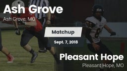 Matchup: Ash Grove High vs. Pleasant Hope  2018