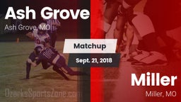 Matchup: Ash Grove High vs. Miller  2018