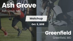 Matchup: Ash Grove High vs. Greenfield  2018